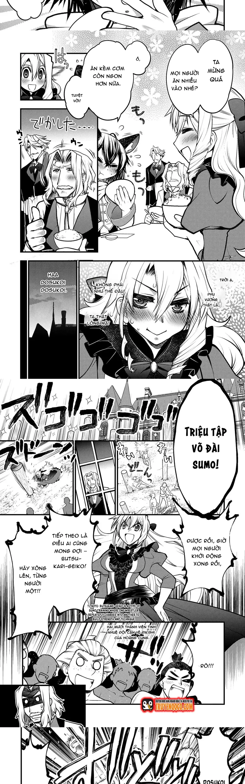 Oozumou Reijou ~Seijo Ni Hirateuchi Wo Kuratta Shunkan Sumou Budatta Zense Wo Omoidashita Akuyaku Reijou No Watashi Wa Sute Neko Ouji Ni Chanko Wo Furumaitai Haadosukoidosukoi~ Chapter 9 - 6