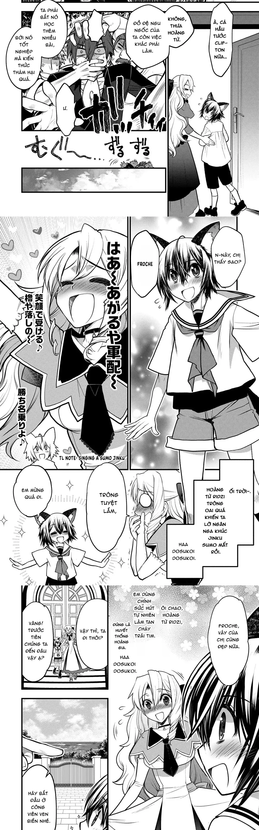 Oozumou Reijou ~Seijo Ni Hirateuchi Wo Kuratta Shunkan Sumou Budatta Zense Wo Omoidashita Akuyaku Reijou No Watashi Wa Sute Neko Ouji Ni Chanko Wo Furumaitai Haadosukoidosukoi~ Chapter 9 - 8