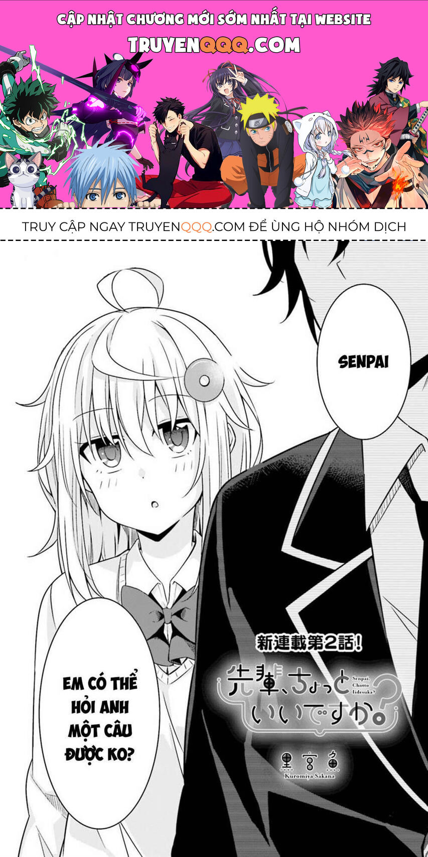 “Senpai, Anh Có Thể Cho Em Một Chút Thời Gian Được Không? Chapter 2 - 1