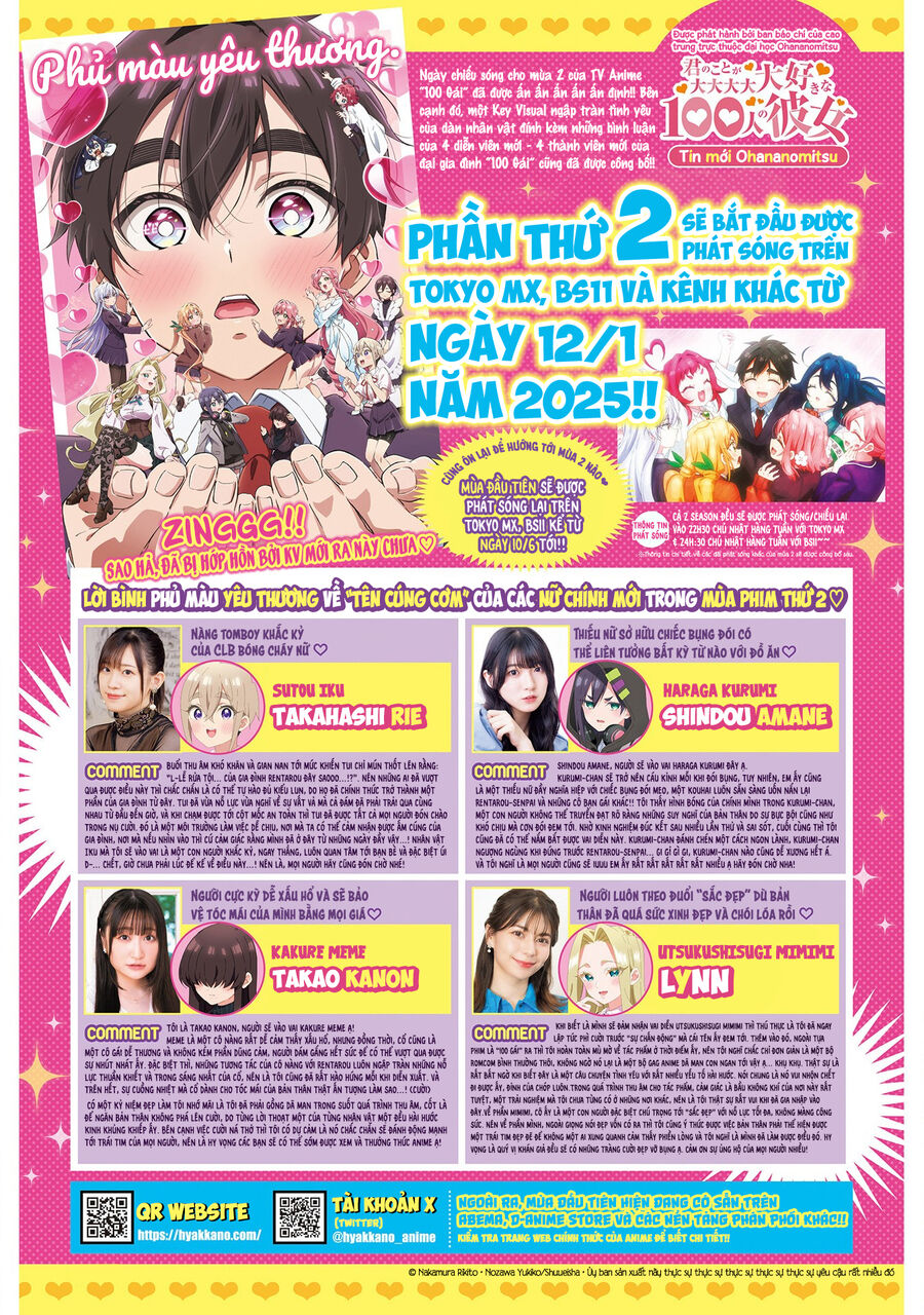 100 Cô Bạn Gái Này Rất, Rất, Rất, Rất, Rất Là Yêu Tôi Đó Chapter 191 - 2