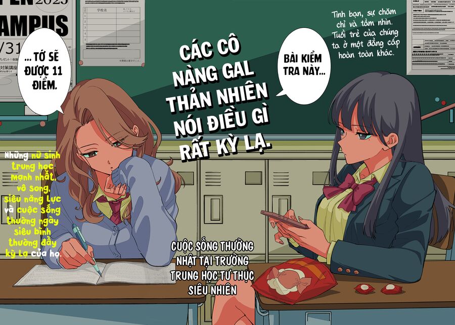 Các Cô Nàng Gal Luôn Nói Những Điều Phi Thường: Cuộc Sống Thường Nhật Của Tôi Tại Trung Học Tư Thục Siêu Nhiên Chapter 1 - 2