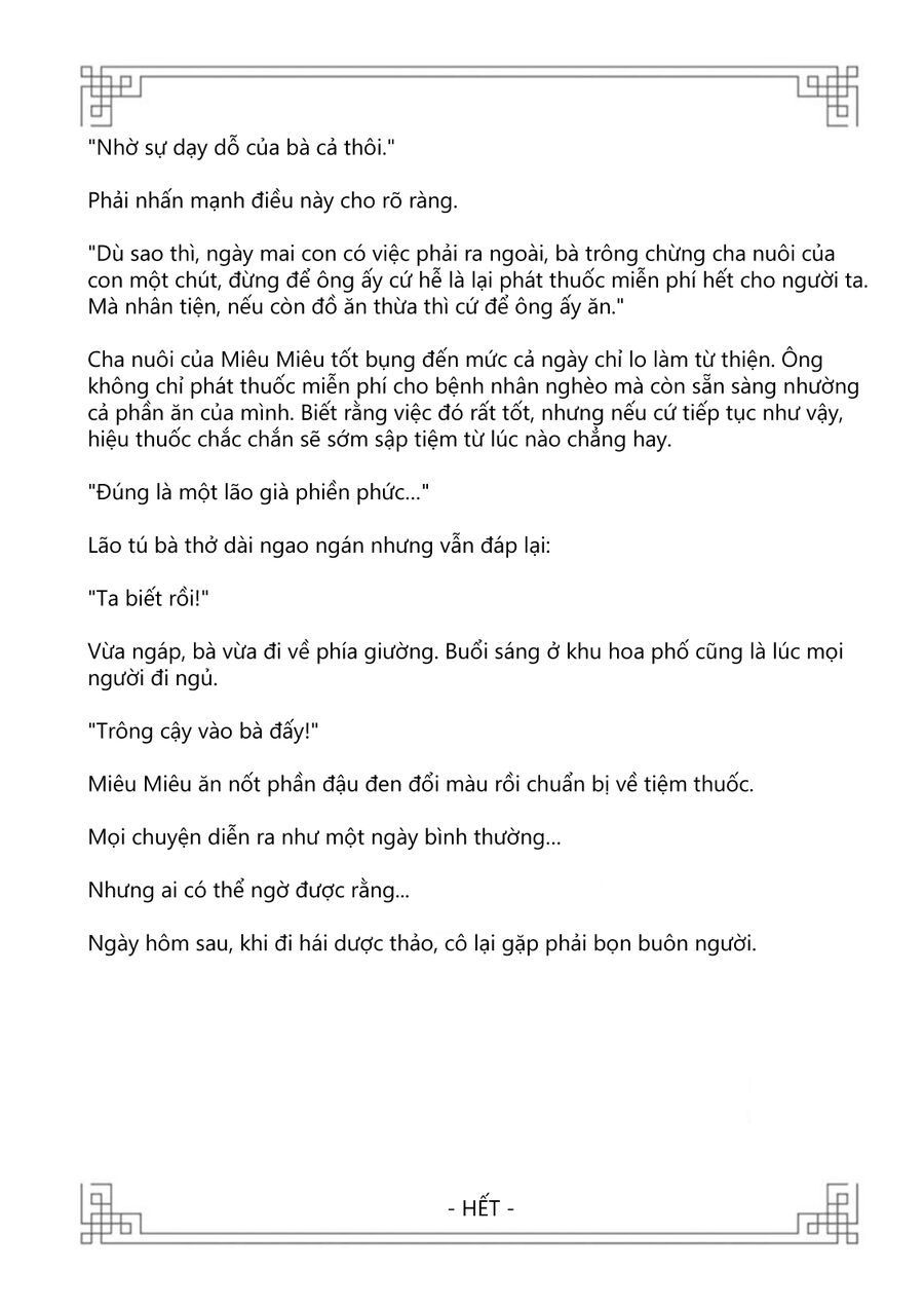 Dược Sư Tự Sự - Sổ Tay Giải Mã Bí Ẩn Chốn Hậu Cung Của Miêu Miêu Chapter 9.5 - 18