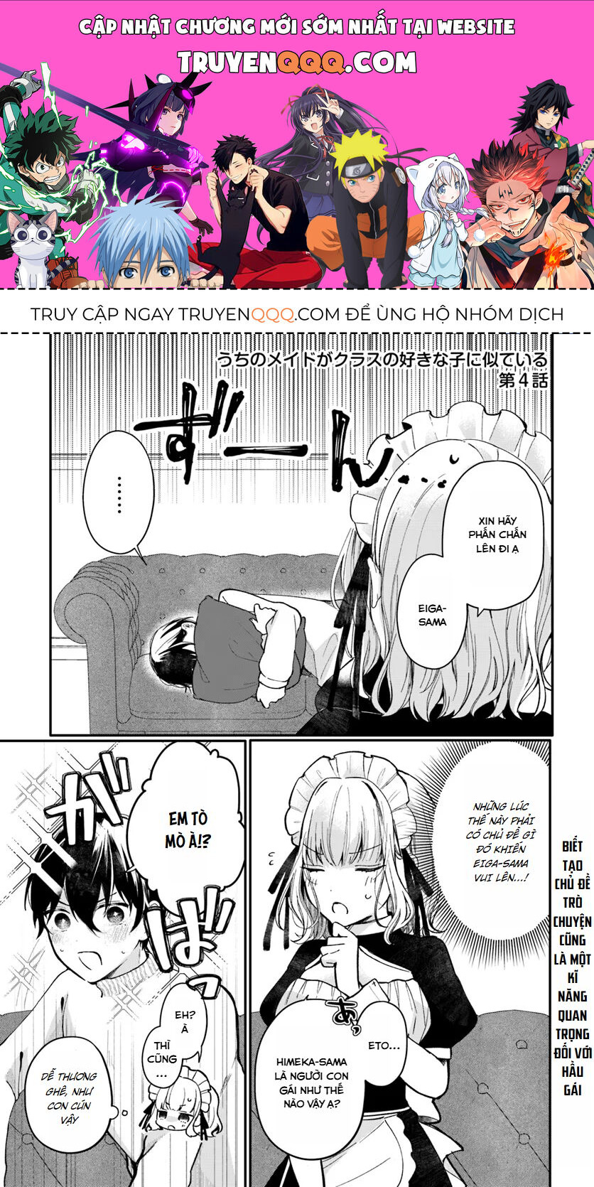 Hầu Gái Nhà Tôi Trông Giống Cô Bạn Cùng Lớp Mà Tôi Thích Chapter 4 - 1