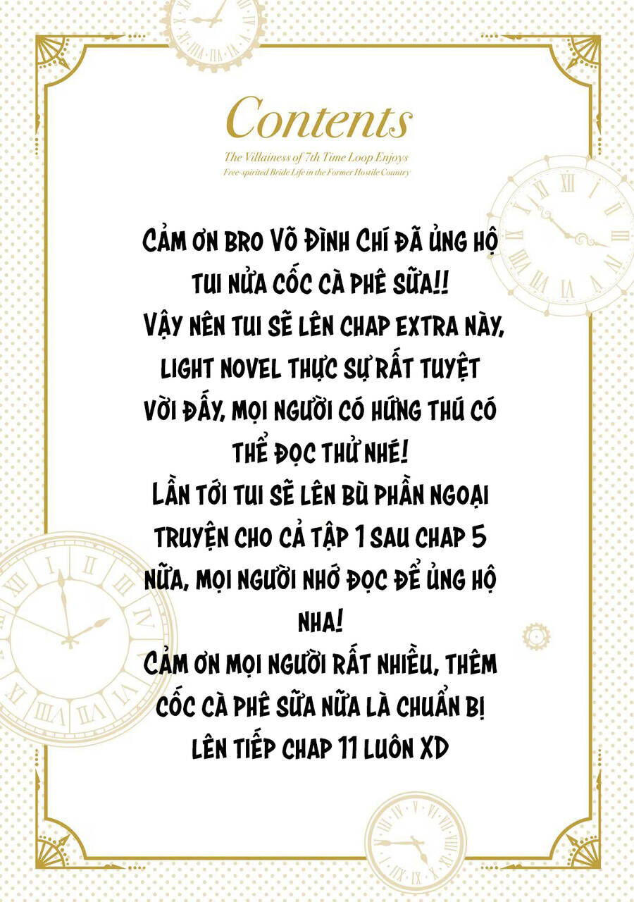 Nữ Phụ Phản Diện Ở Kiếp Thứ 7 Muốn Tận Hưởng Cuộc Sống Hôn Nhân Ở Địch Quốc Chapter 10.5 - 14