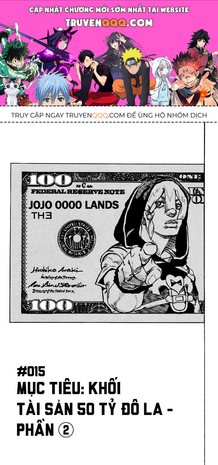 Cuộc Phiêu Lưu Kỳ Bí Của Jojo Phần 9: The Jojolands Chapter 15 - 1