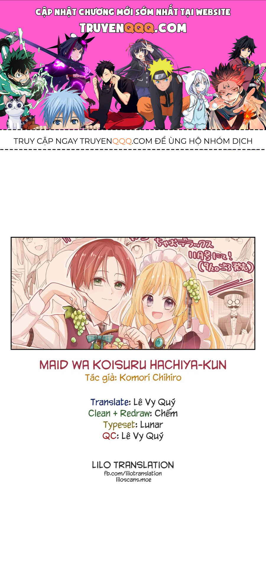 Hầu Gái Hachiya-Kun Biết Yêu Chapter 1 - 1