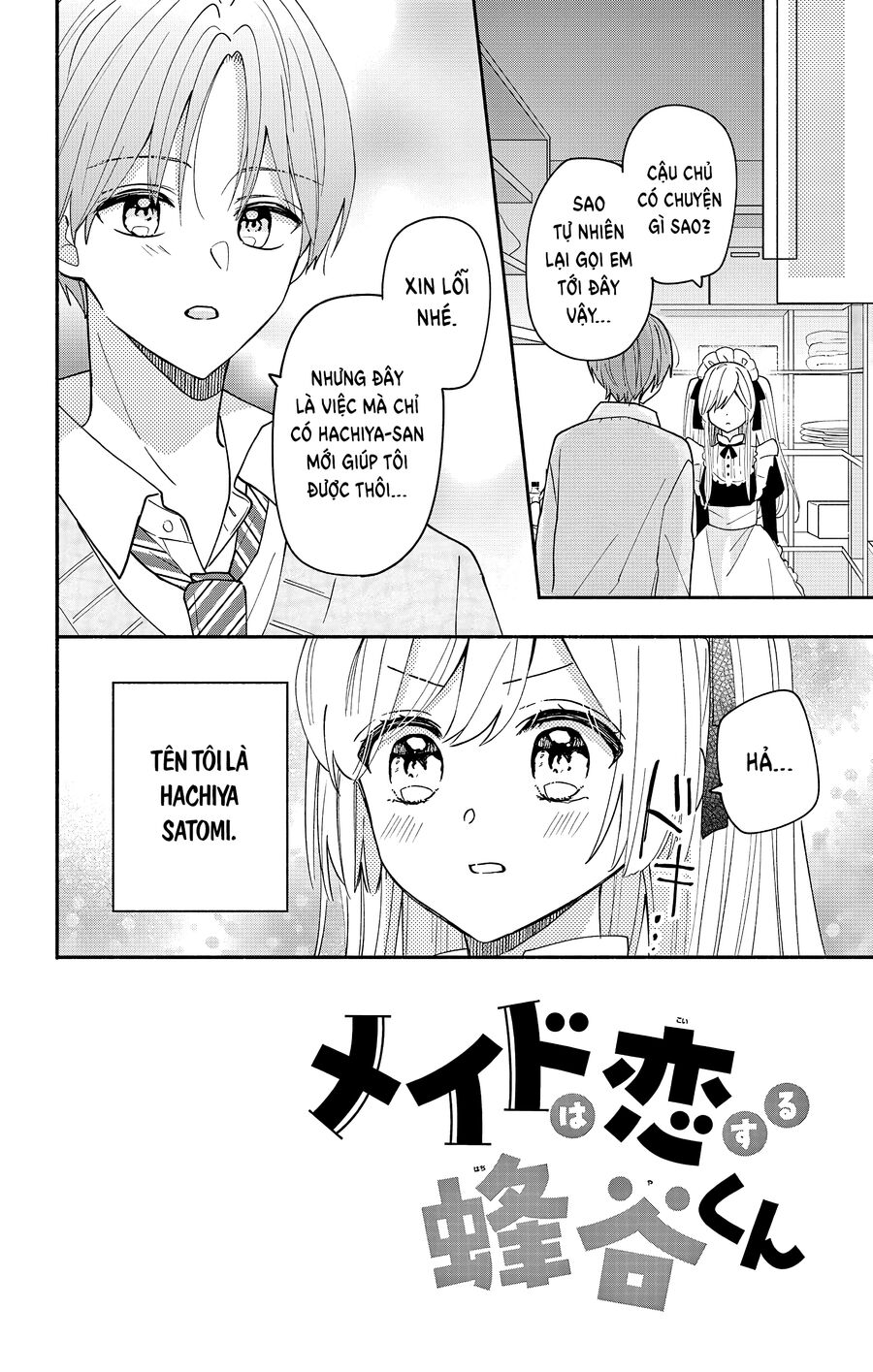 Hầu Gái Hachiya-Kun Biết Yêu Chapter 5 - 4