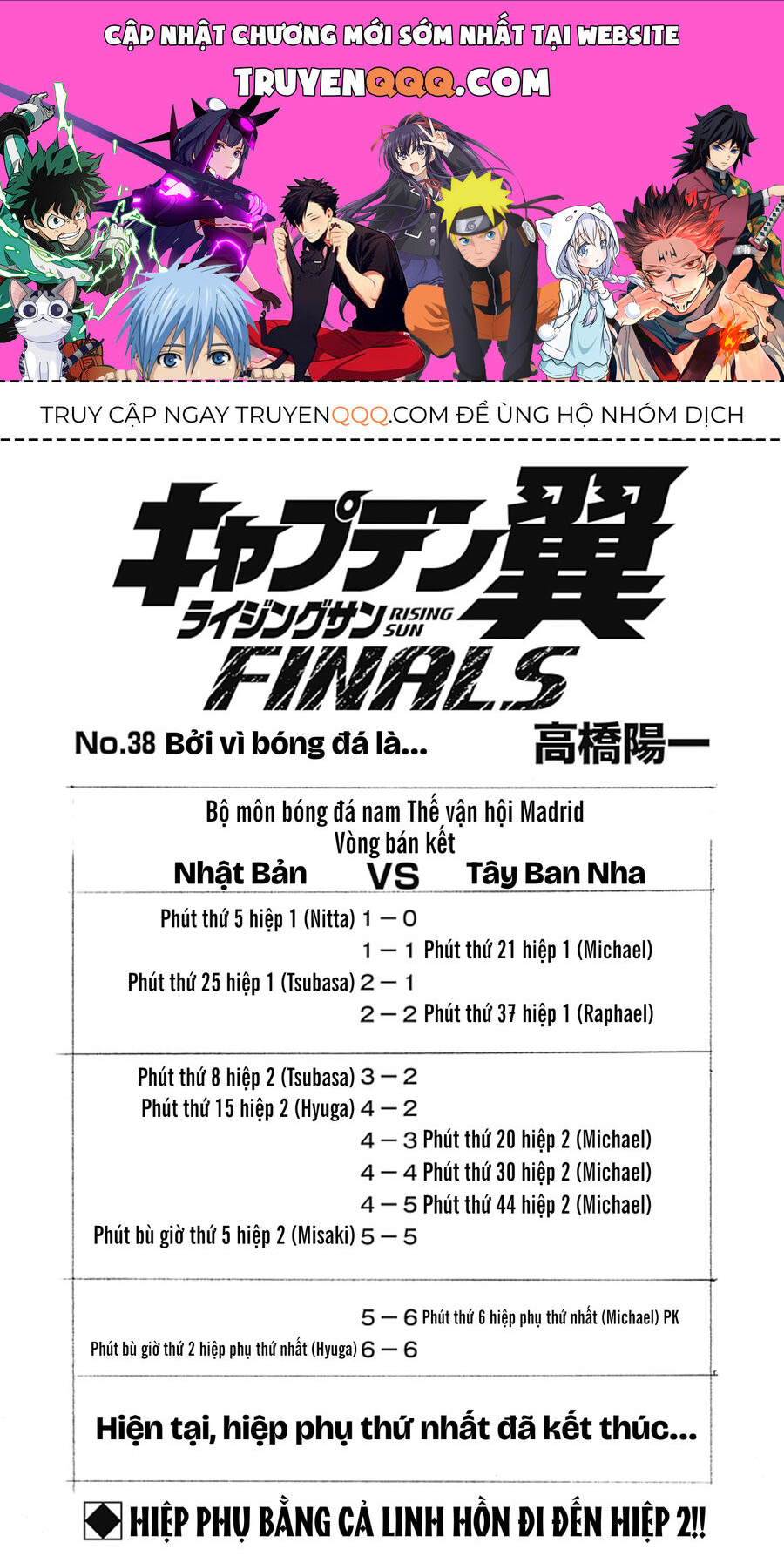 Đội Trưởng Tsubasa - Mặt Trời Mọc - Chung Kết Chapter 38 - 1