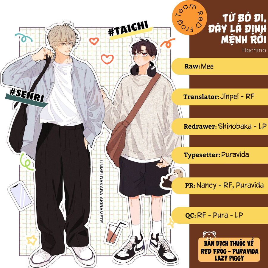 Từ Bỏ Đi Đây Là Định Mệnh Rồi Chapter 2 - 2