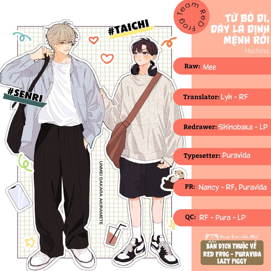 Từ Bỏ Đi Đây Là Định Mệnh Rồi Chapter 3 - 2