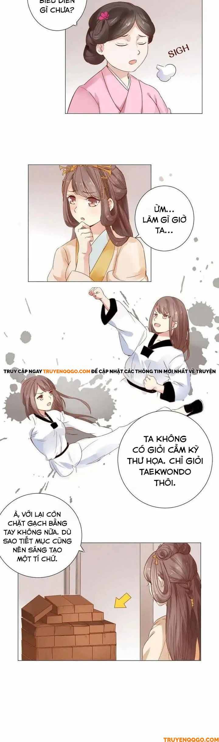 Xuyên Không Trở Thành Thái Tử Phi Uy Vũ Chapter 3 - 4