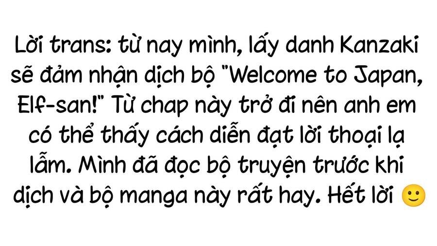 Chào Mừng Đến Với Nhật Bản, Elf San! Chapter 29 - 26