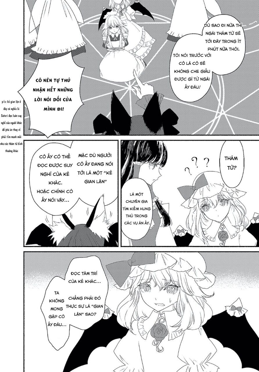 Đông Phương Trí Linh Kỳ Truyện ~ Thám Tử Bất Tuân Satori Chapter 4 - 10