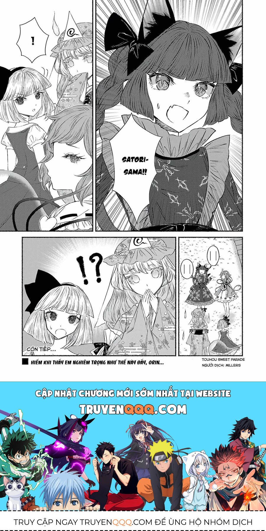 Đông Phương Trí Linh Kỳ Truyện ~ Thám Tử Bất Tuân Satori Chapter 9 - 9