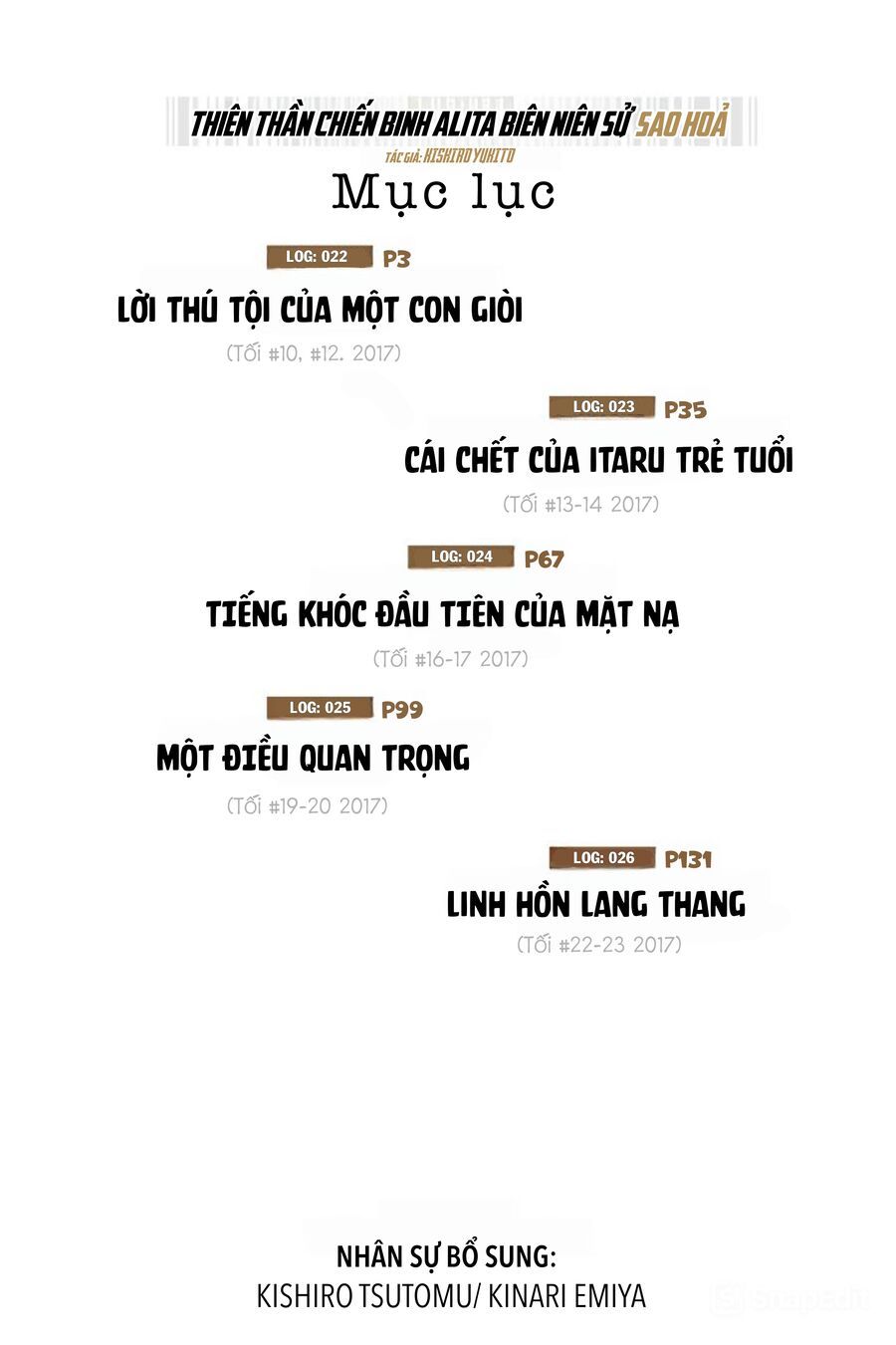 Thiên Thần Chiến Binh Alita: Biên Niên Sử Sao Hoả Chapter 22.1 - 4