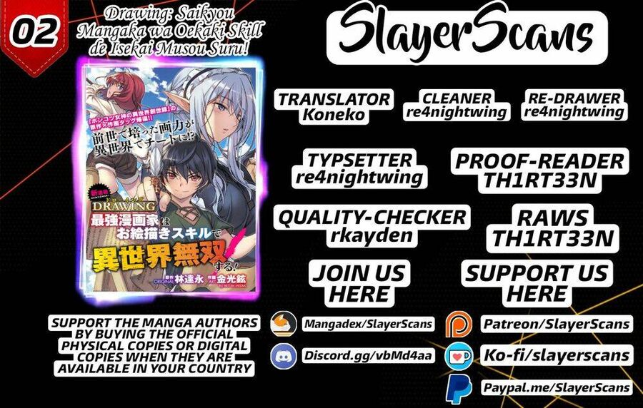 Drawing: Mangaka Mạnh Nhất Với Kỹ Năng Vẽ Tranh Vô Song Tại Dị Giới Chapter 1 - 2