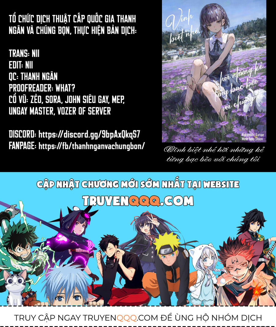 Vĩnh Biệt Nhé, Hỡi Những Kẻ Từng Bạc Bẽo Với Chúng Tôi Chapter 1 - 52