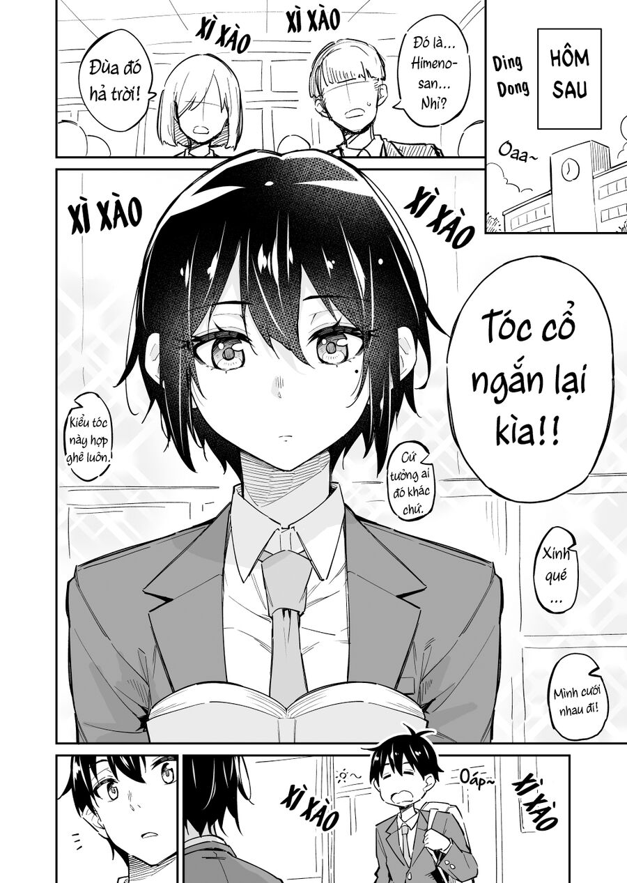 Cắt Tóc Sau Khi Biết Gu Cậu Bạn Mình Thầm Thích Là Tóc Ngắn Chapter 1 - 2