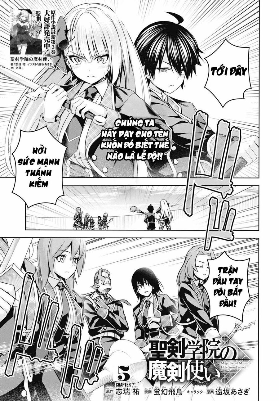 Ma Kiếm Sư Tại Học Viện Thánh Kiếm Chapter 5 - 6
