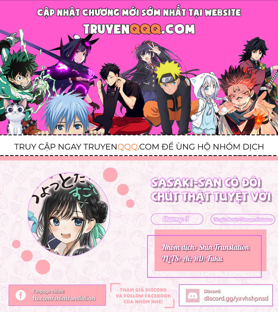 Sasaki-San Có Đôi Chút Thật Tuyệt Vời Chapter 3 - 1