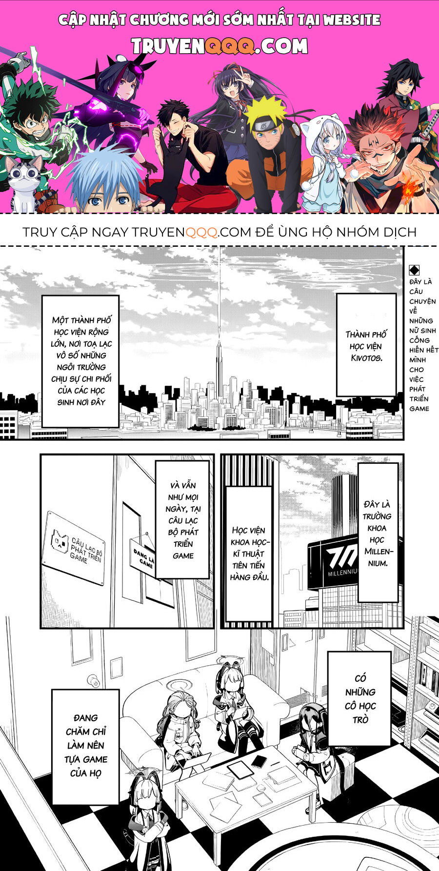 Blue Archive: Cuộc Phiêu Lưu Của Câu Lạc Bộ Phát Triển Game Chapter 1 - 1