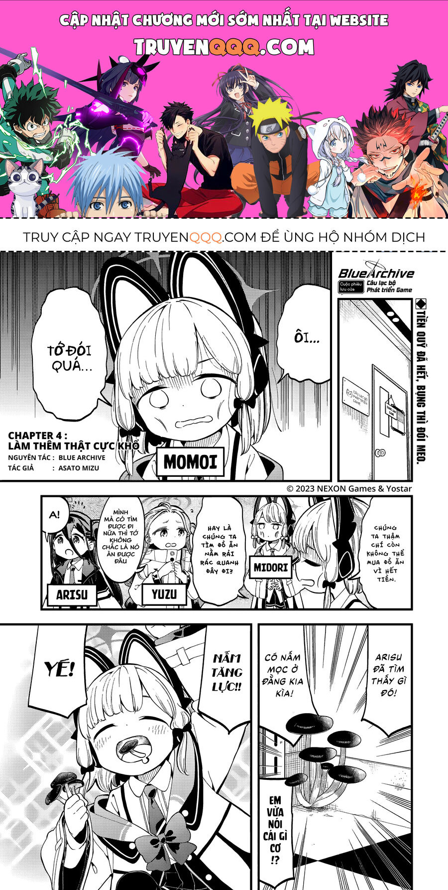 Blue Archive: Cuộc Phiêu Lưu Của Câu Lạc Bộ Phát Triển Game Chapter 4 - 1