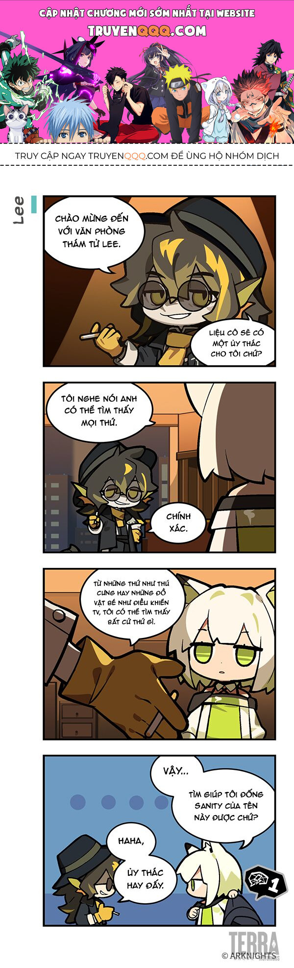 Minh Nhật Phương Chu: 123 Rhodes Island!? Chapter 4 - 1