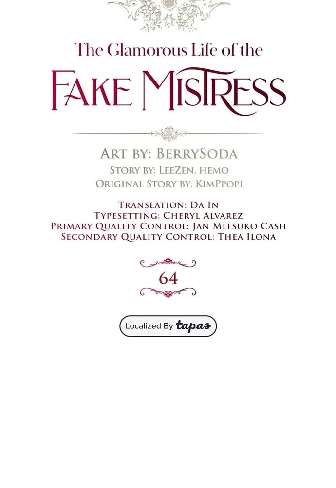 Cuộc Sống Xa Hoa Của Cô Nhân Tình Giả Chapter 64 - 68