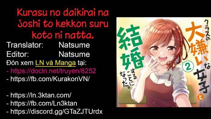 Kết Hôn Với Đứa Con Gái Mà Tôi Ghét Nhất Trong Lớp Chapter 17 - 6