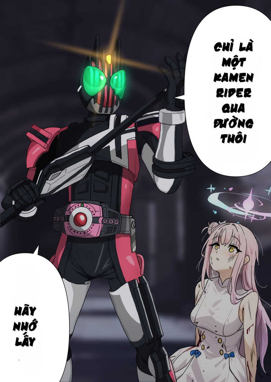 Blue Archive X Kamen Rider Decade - Câu Chuyện Về Thầy Giáo Schale Kadoya Tsukasa Chapter 1 - 3