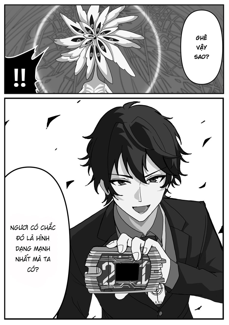 Blue Archive X Kamen Rider Decade - Câu Chuyện Về Thầy Giáo Schale Kadoya Tsukasa Chapter 12 - 4