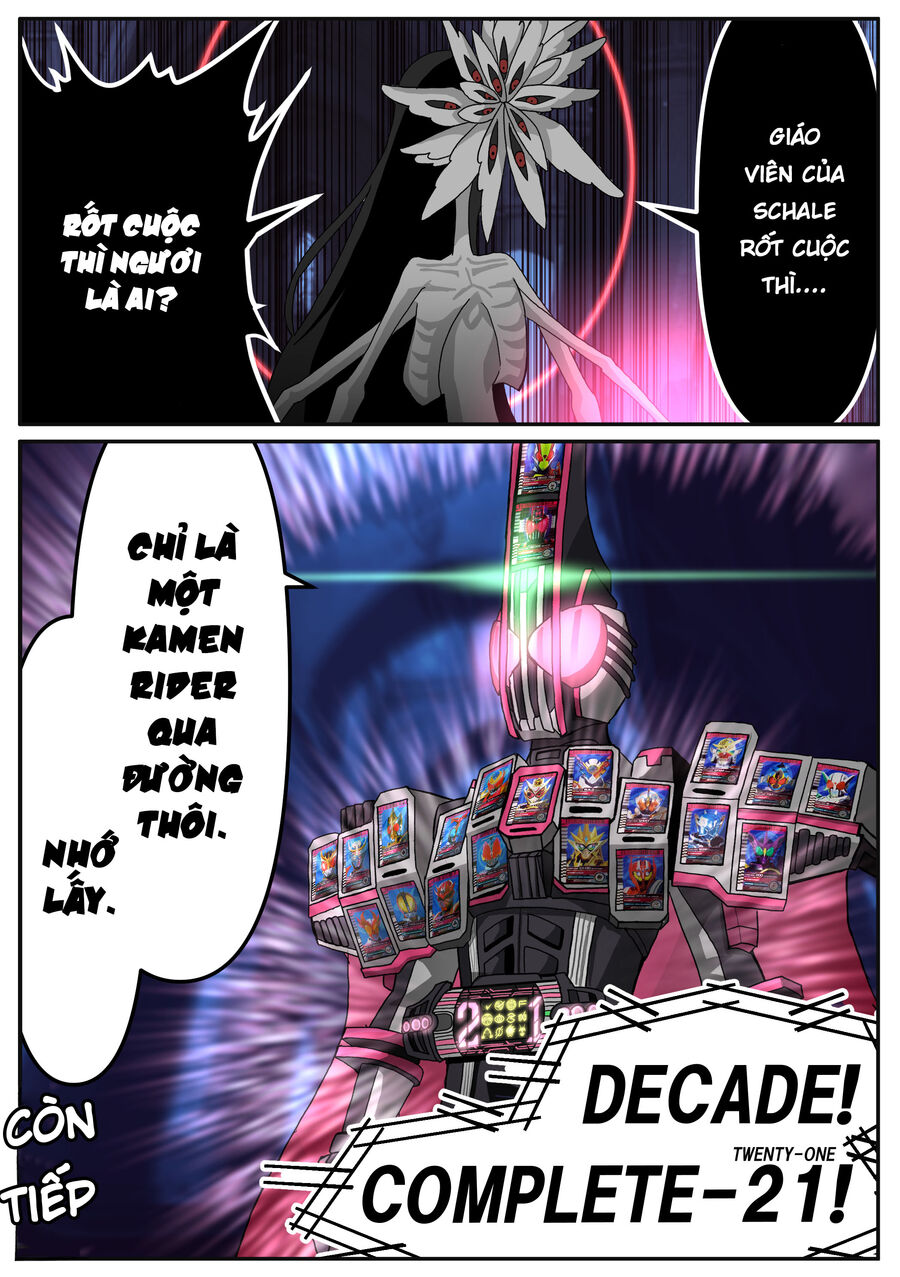 Blue Archive X Kamen Rider Decade - Câu Chuyện Về Thầy Giáo Schale Kadoya Tsukasa Chapter 12 - 6