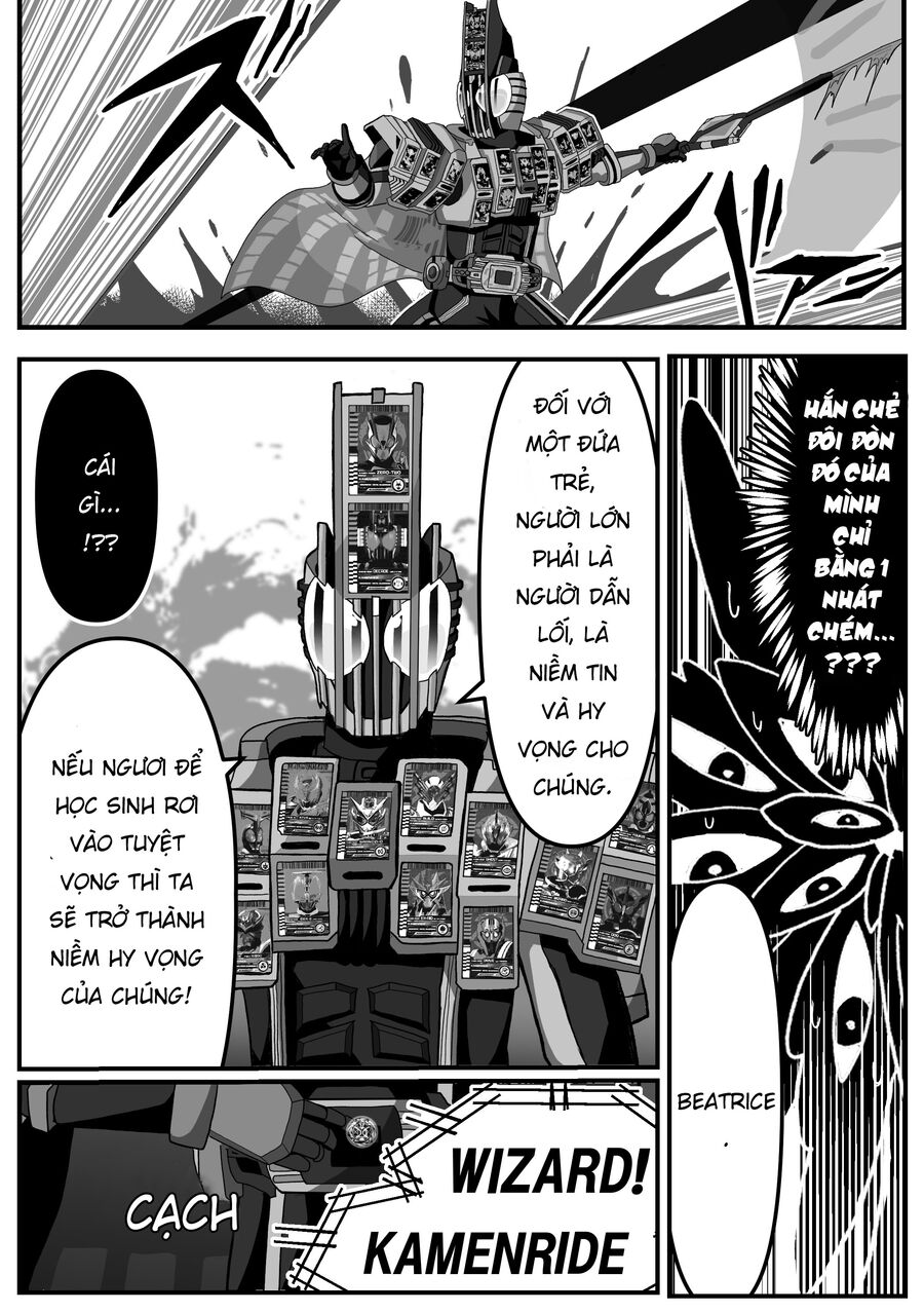 Blue Archive X Kamen Rider Decade - Câu Chuyện Về Thầy Giáo Schale Kadoya Tsukasa Chapter 13 - 2