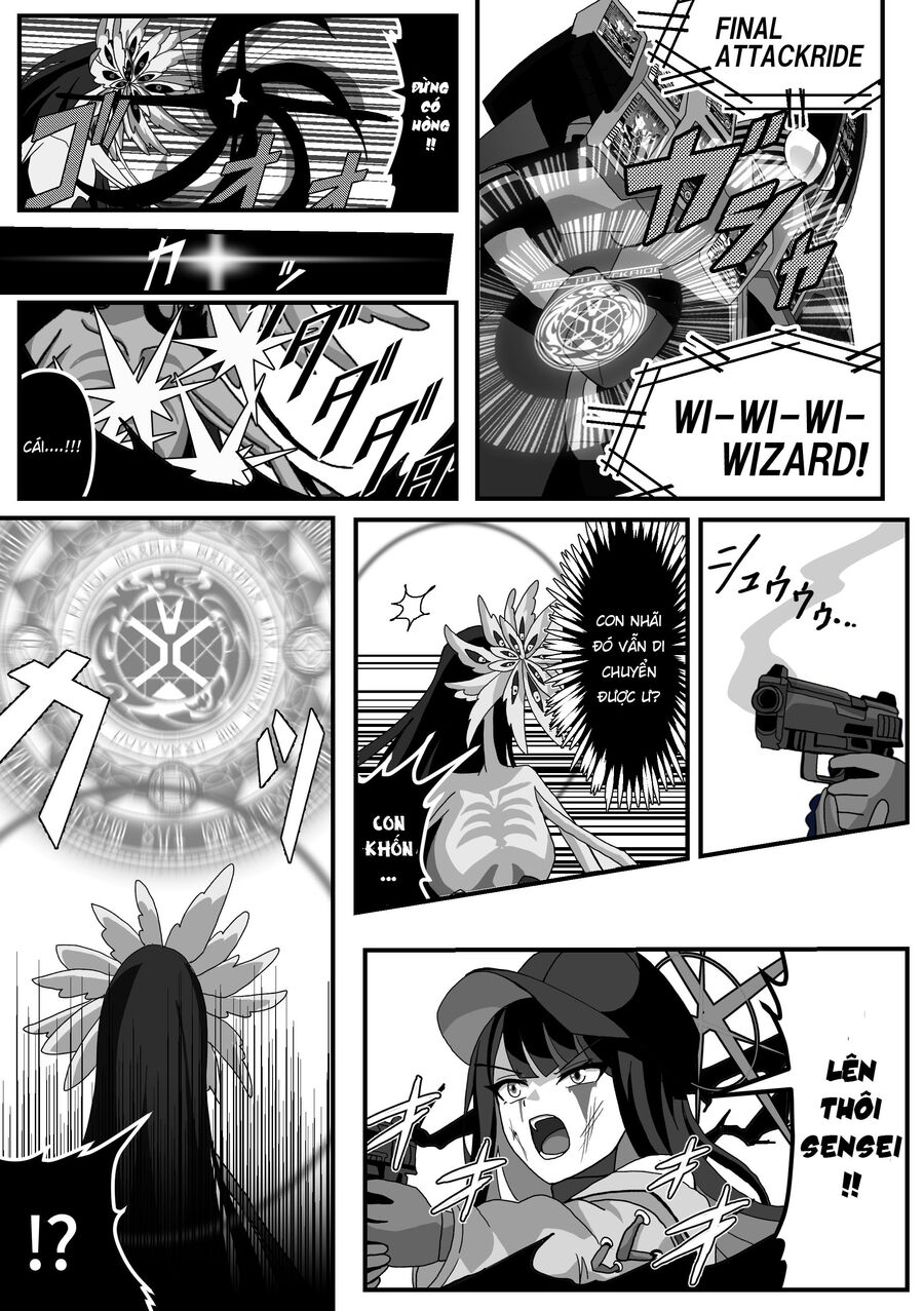 Blue Archive X Kamen Rider Decade - Câu Chuyện Về Thầy Giáo Schale Kadoya Tsukasa Chapter 13 - 4