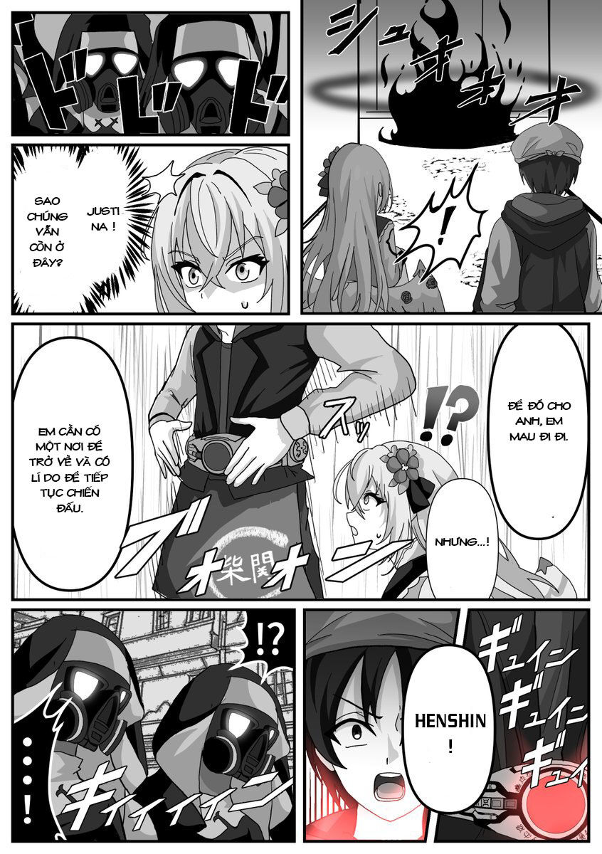 Blue Archive X Kamen Rider Decade - Câu Chuyện Về Thầy Giáo Schale Kadoya Tsukasa Chapter 16 - 3