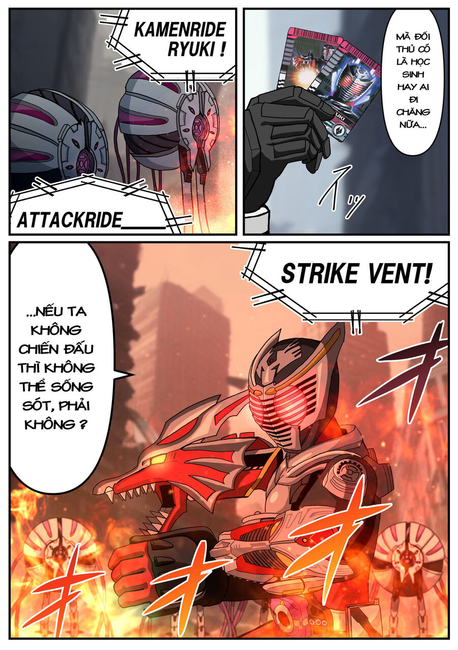 Blue Archive X Kamen Rider Decade - Câu Chuyện Về Thầy Giáo Schale Kadoya Tsukasa Chapter 18 - 4