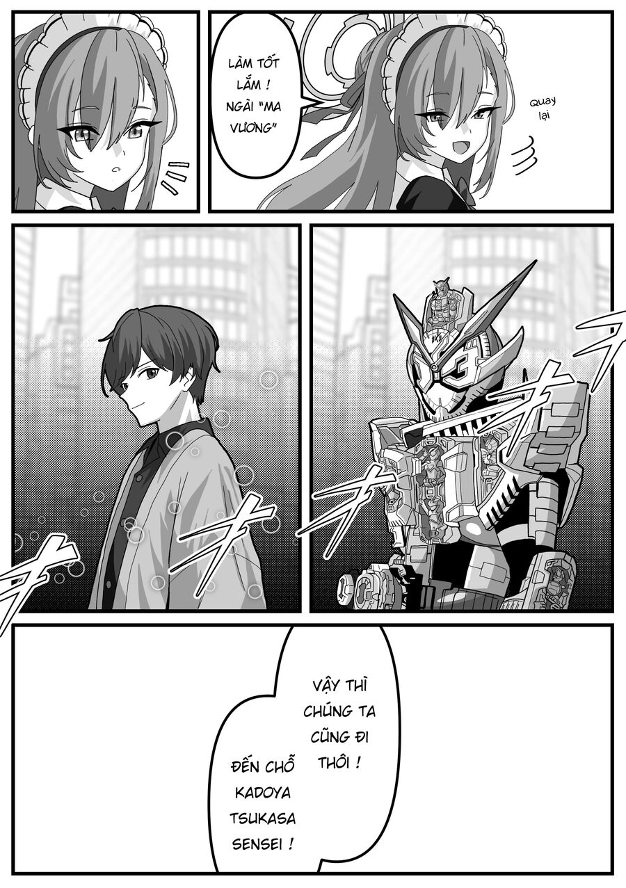 Blue Archive X Kamen Rider Decade - Câu Chuyện Về Thầy Giáo Schale Kadoya Tsukasa Chapter 24 - 8