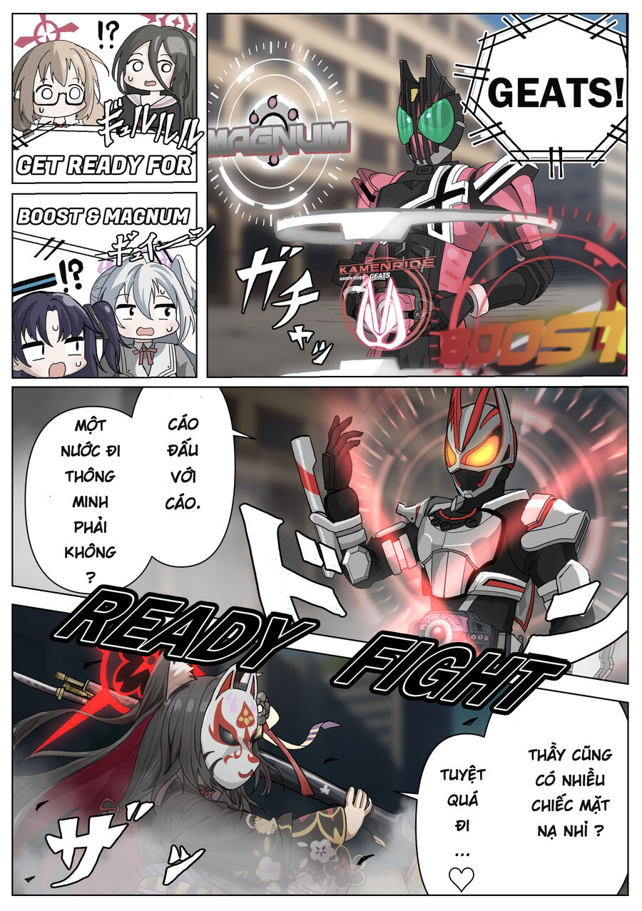 Blue Archive X Kamen Rider Decade - Câu Chuyện Về Thầy Giáo Schale Kadoya Tsukasa Chapter 3 - 2