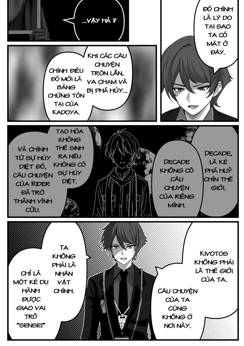 Blue Archive X Kamen Rider Decade - Câu Chuyện Về Thầy Giáo Schale Kadoya Tsukasa Chapter 32 - 2