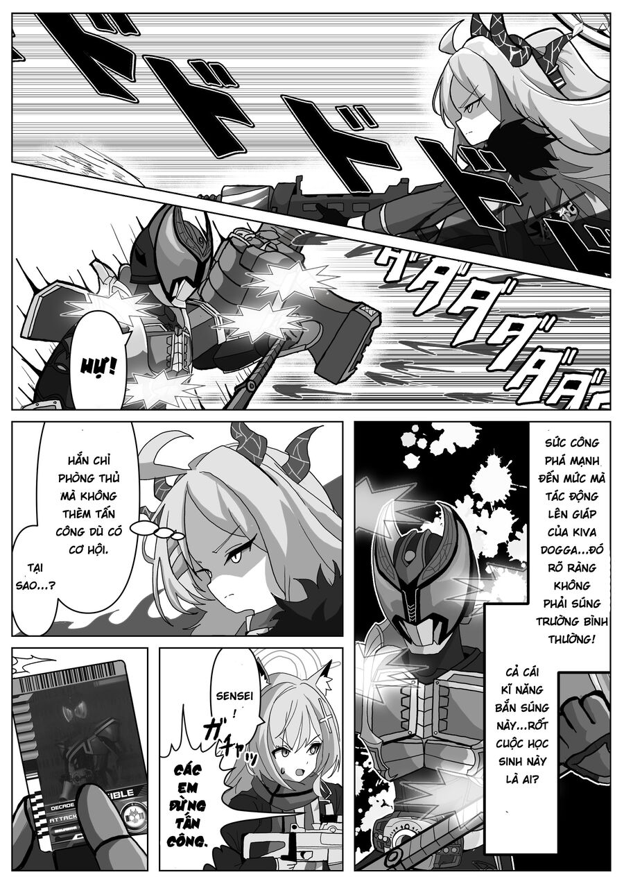 Blue Archive X Kamen Rider Decade - Câu Chuyện Về Thầy Giáo Schale Kadoya Tsukasa Chapter 4 - 5