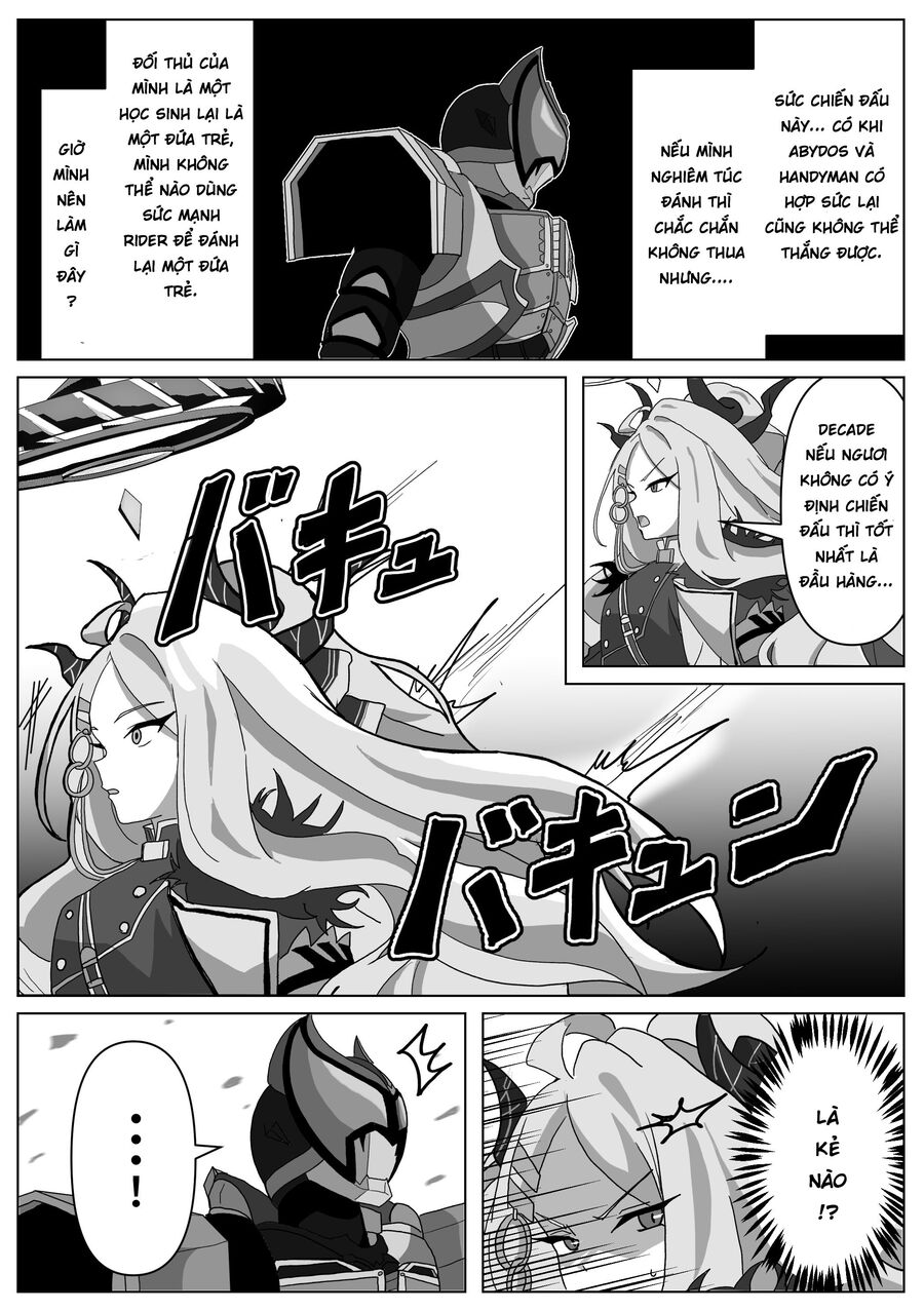 Blue Archive X Kamen Rider Decade - Câu Chuyện Về Thầy Giáo Schale Kadoya Tsukasa Chapter 4 - 7