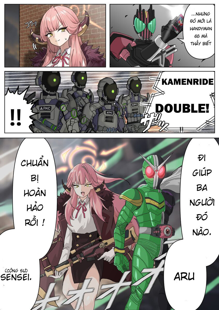 Blue Archive X Kamen Rider Decade - Câu Chuyện Về Thầy Giáo Schale Kadoya Tsukasa Chapter 6 - 4