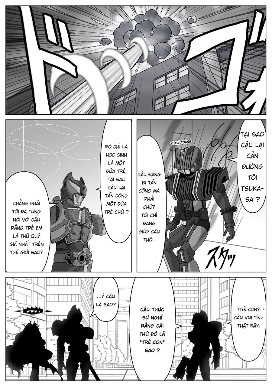 Blue Archive X Kamen Rider Decade - Câu Chuyện Về Thầy Giáo Schale Kadoya Tsukasa Chapter 7 - 4