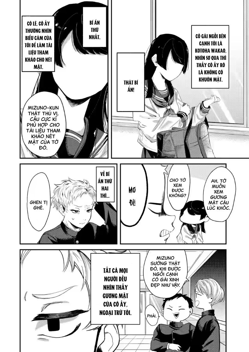 Cô Bạn Wakao-San Bàn Bên Có Vẻ Nhìn Thấy Gương Mặt Của Tôi Nhưng Tôi Thì Không Chapter 1 - 4