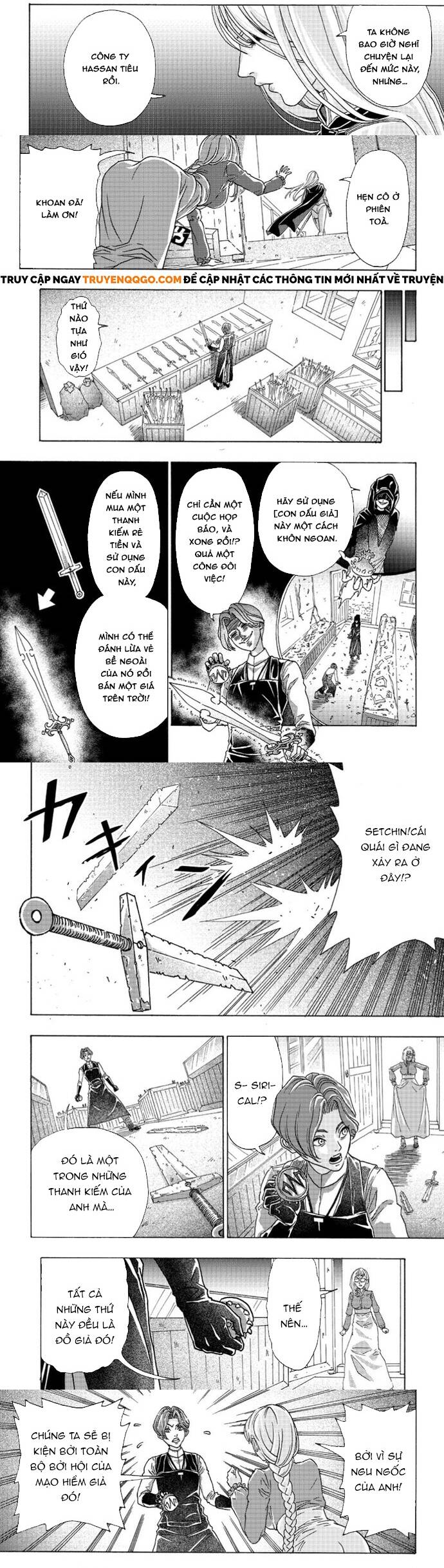 Thợ Rèn Bị Lưu Đày Dùng Kỹ Năng Gian Lận Để Rèn Huyền Thoại: Bị Vị Hôn Thê Đuổi Khỏi Cửa Tiệm, Nhưng Giờ Anh Ấy Hạnh Phúc Hơn Khi Được Tự Do Chế Tạo Chapter 7 - 4