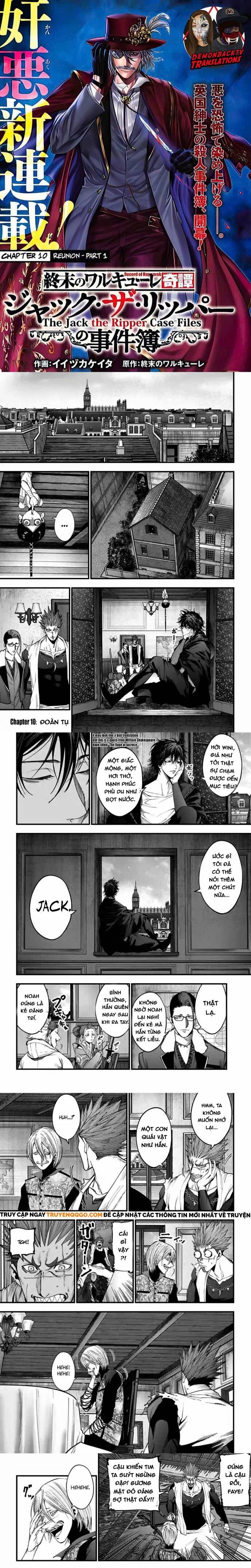 Ngoại Truyện Shuumatsu No Valkyrie – Hồ Sơ Vụ Án Jack Đồ Tể Chapter 10 - 1