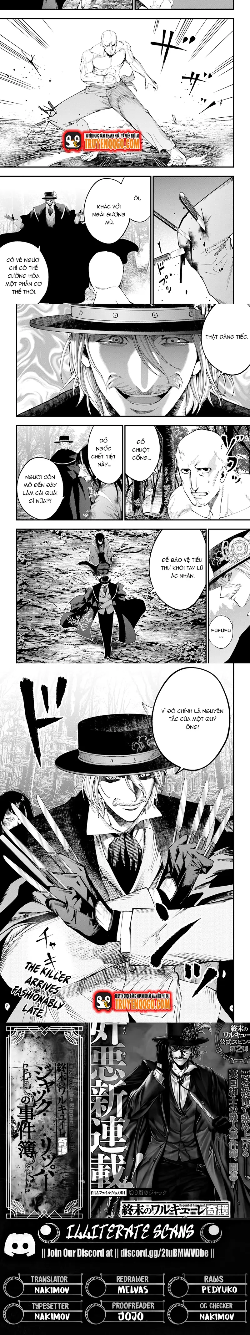 Ngoại Truyện Shuumatsu No Valkyrie – Hồ Sơ Vụ Án Jack Đồ Tể Chapter 46 - 8