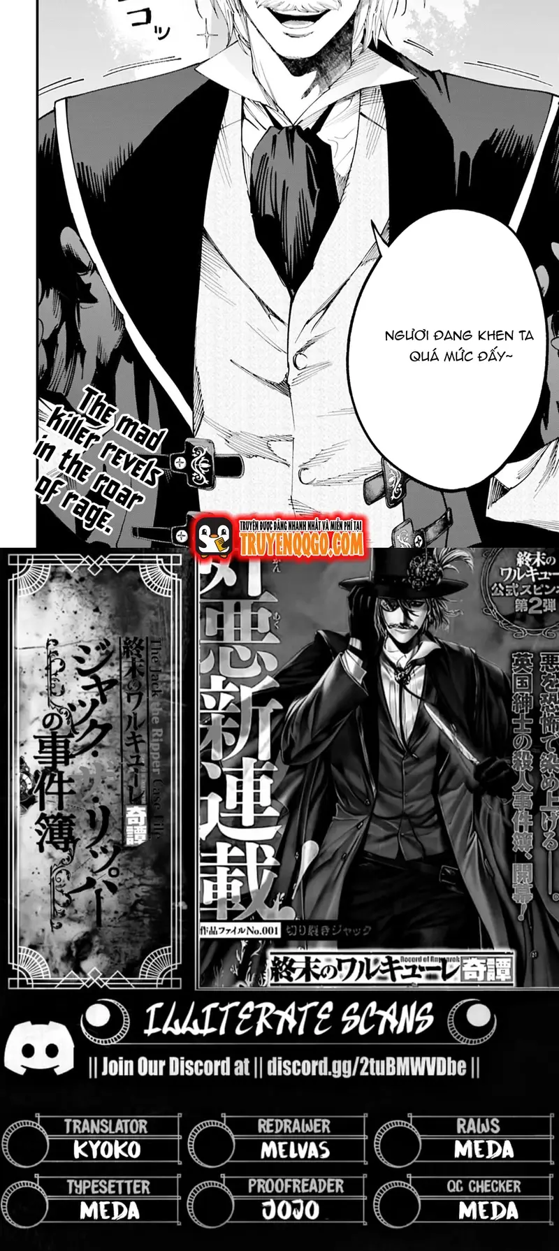 Ngoại Truyện Shuumatsu No Valkyrie – Hồ Sơ Vụ Án Jack Đồ Tể Chapter 47 - 7