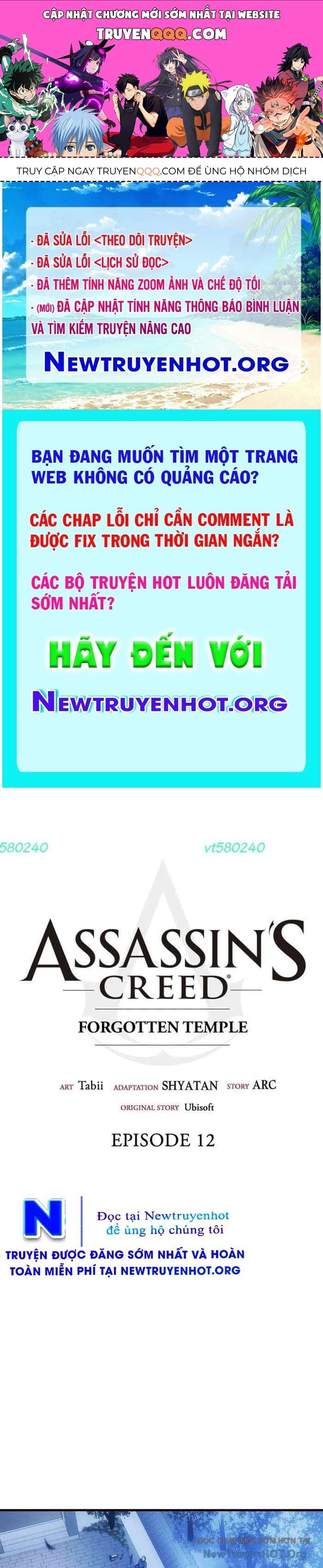 Huyền Thoại Sát Thủ: Ngôi Đền Quên Lãng Chapter 12 - 1