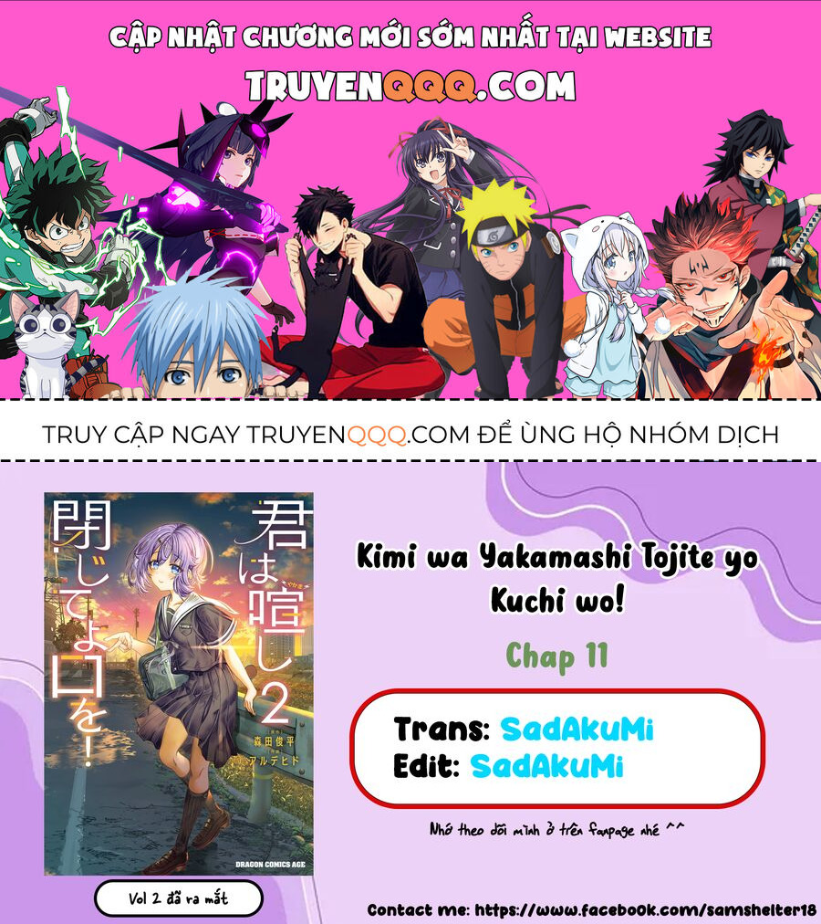 Cậu Ồn Ào Quá, Im Lặng Giùm Tớ Đi! Chapter 11 - 1